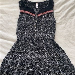 Black and white romper